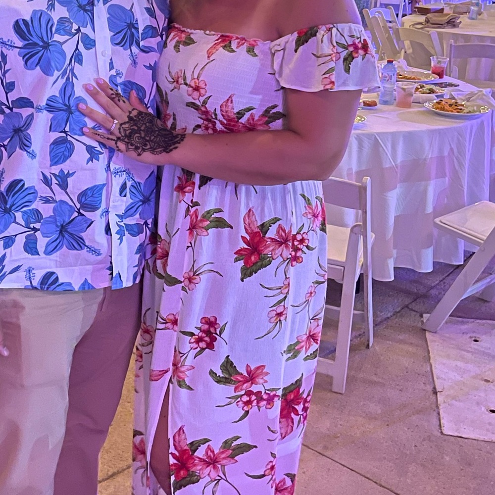 Comfortable floral dress